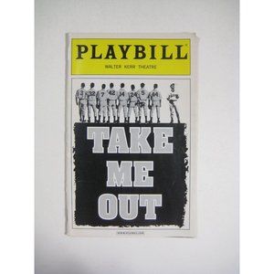 Take Me Out Walter Kerr Theatre Playbill July 2003 Sunjata Huff Weller